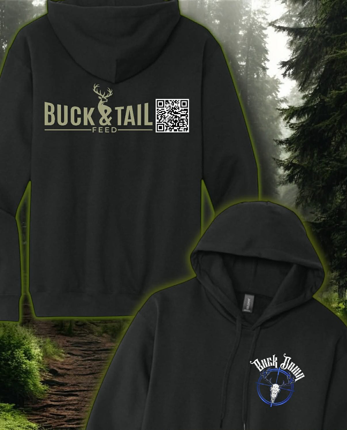 Buck & Tail Feed Hoodie