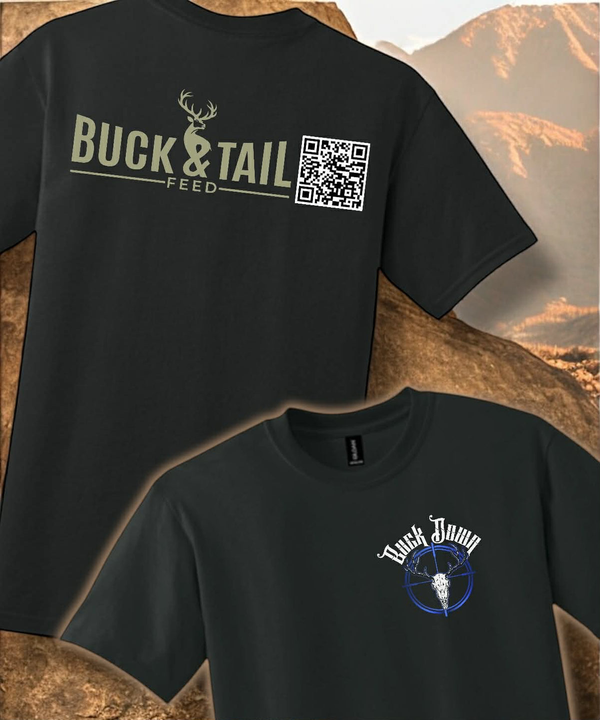 Buck & Tail Feed Tshirt