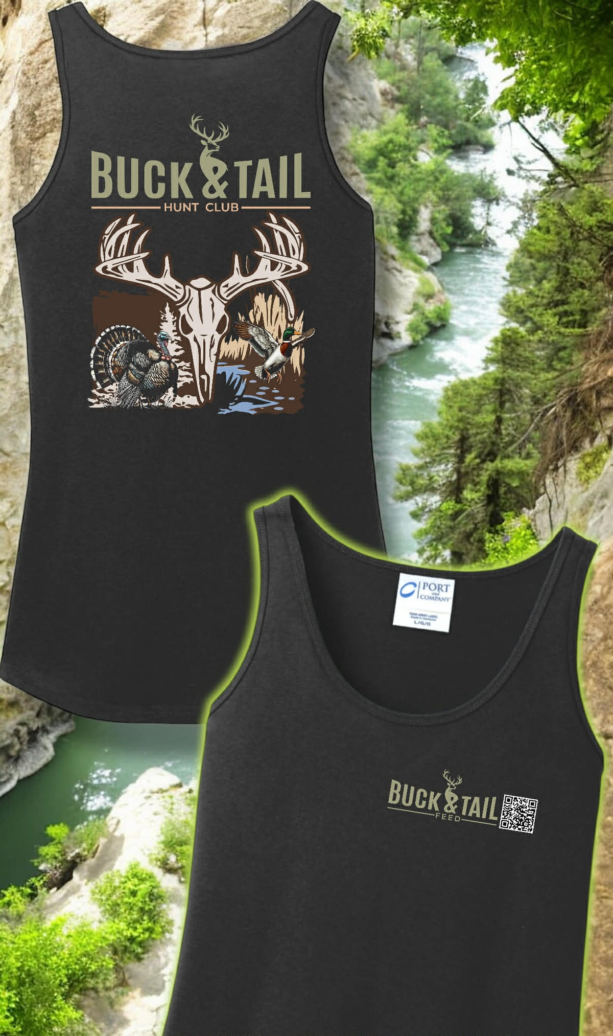 Buck & Tail Hunt Club Tank